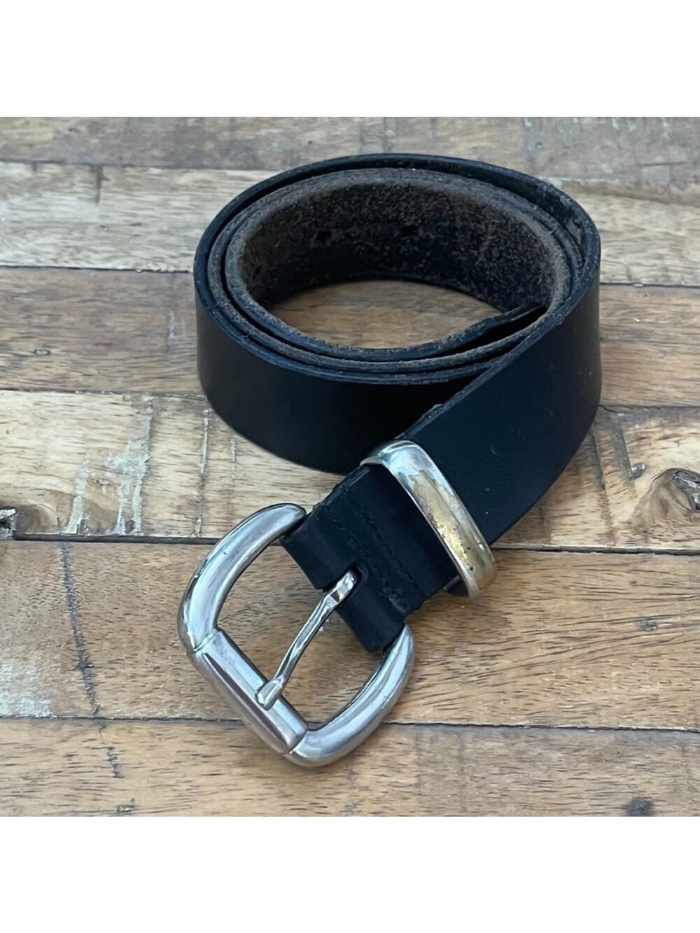 Jay Jacobs Genuine Leather Belt Women's Medium Metal Buckle